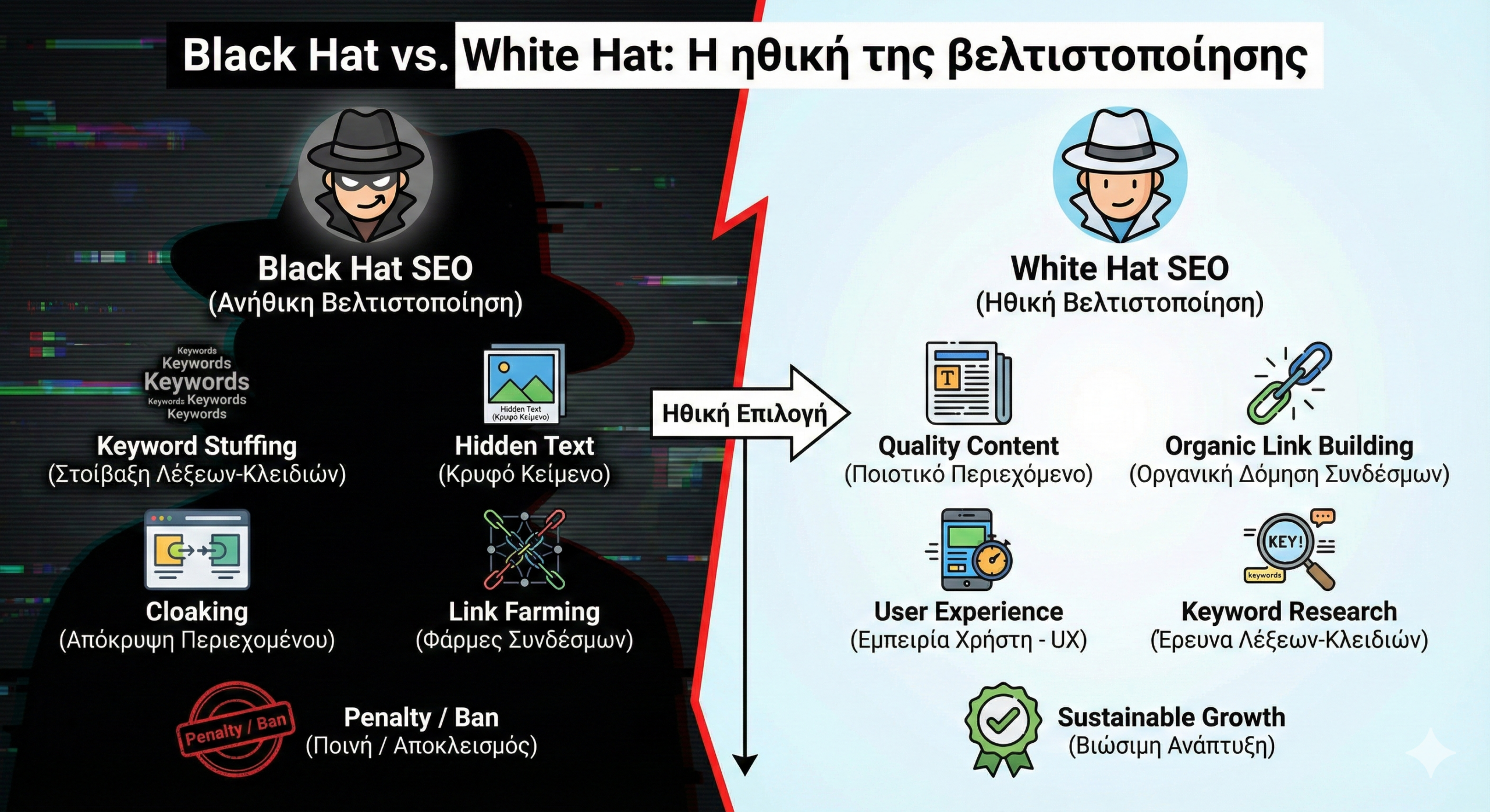 Black Hat vs. White Hat Black Hat vs. White Hat