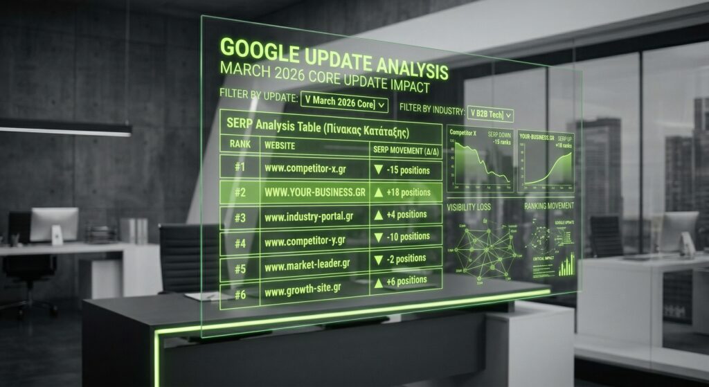 Νέο Google update (Μάρτιος 2026): Πώς η νέα αλλαγή μπορεί να “κρύψει” το site σου και να σου κοστίσει πελάτες